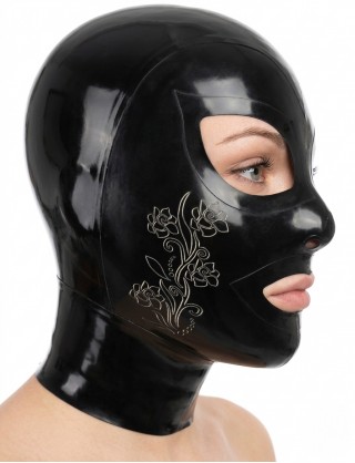  SOFORT LIEFERBAR Latex Maske "Tattoo"
